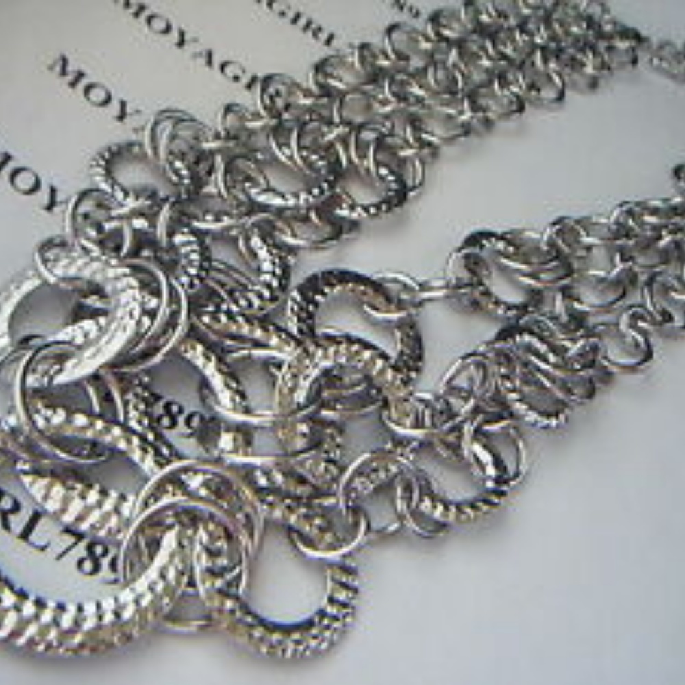 Lia Sophia Silver Tone 3 Detachable Necklaces!